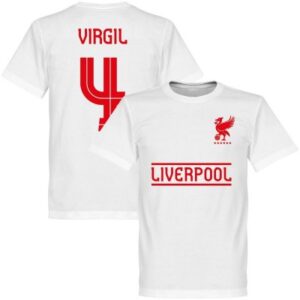 Liverpool Virgil 4 Team T-Shirt - White