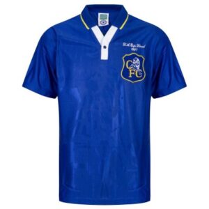 Score Draw Chelsea Home Retro Shirt FA Cup Final 1997