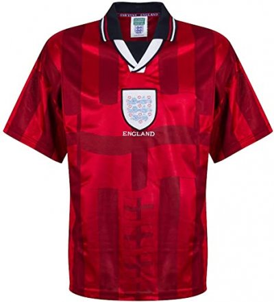Score Draw England Away Retro Shirt World Cup Finals 1998