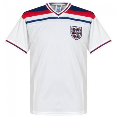 Score Draw England Home Retro Shirt World Cup 1982